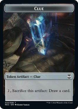 Clue // Elemental (005) Double-Sided Token (34 // 5) (NCC)
