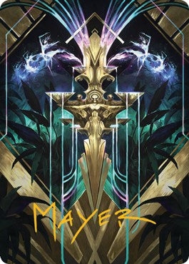 Halo Fountain Art Card (Gold-Stamped Signature) (66) (ASSNC)