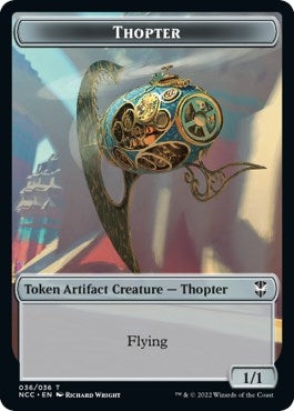 Thopter // Treasure (013) Double-Sided Token (36 // 13) (NCC)