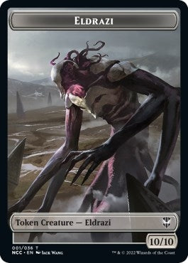 Eldrazi // Human Soldier Double-Sided Token (1 // 8) (NCC)