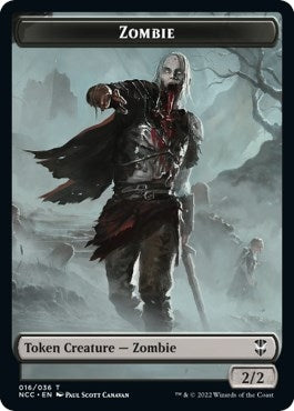 Zombie // Goat Double-Sided Token (16 // 6) (NCC)