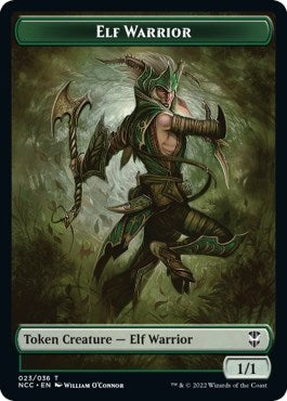 Elf Warrior // Wurm Double-Sided Token (23 // 31) (NCC)