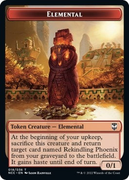 Elemental (018) // Copy Double-Sided Token (18 // 1) (NCC)
