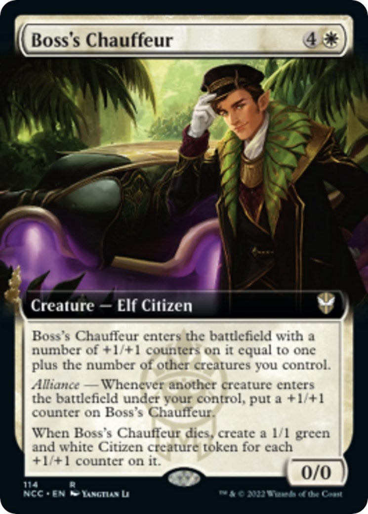 Boss's Chauffeur (Extended Art) (114) (NCC)