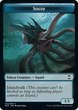 Squid // The Monarch Double-Sided Token (12 // 13) (NCC)