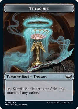 Image for Treasure (014) // Ogre Warrior Double-Sided Token (14 // 11) (SNC) - Magic: The Gathering