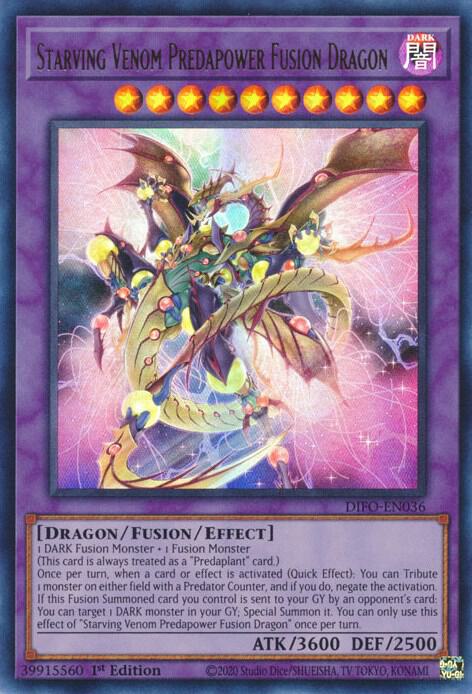 Starving Venom Predapower Fusion Dragon (DIFO-EN036) (DIFO)