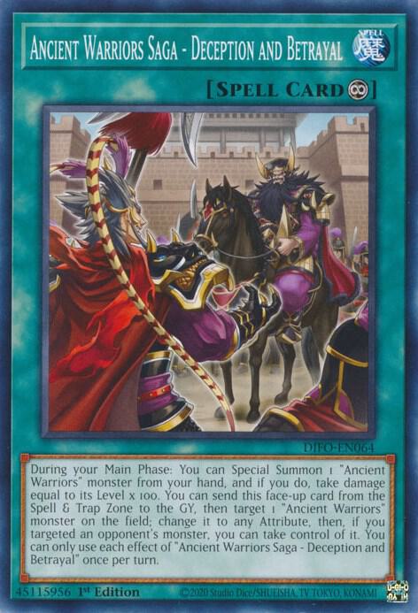 Ancient Warriors Saga - Deception and Betrayal (DIFO-EN064) (DIFO)