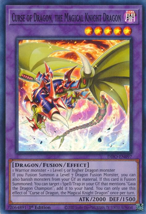 Curse of Dragon, the Magical Knight Dragon (DIFO-EN097) (DIFO)