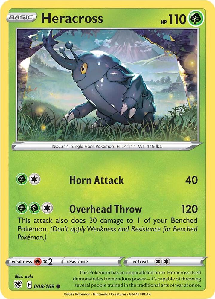 Heracross (008/189) (SWSH10)