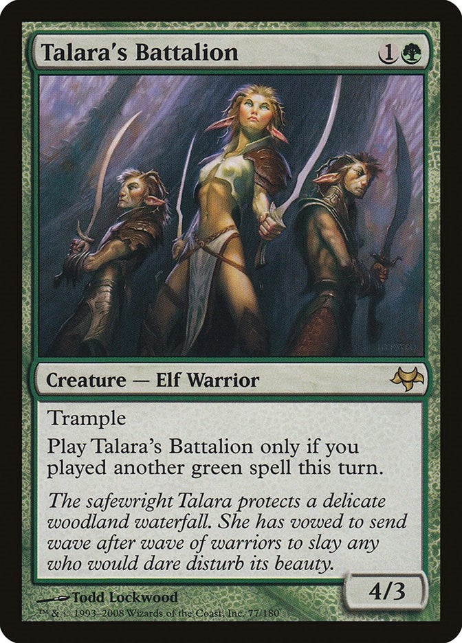 Image for Talara's Battalion (77) (EVE) - Magic: The Gathering