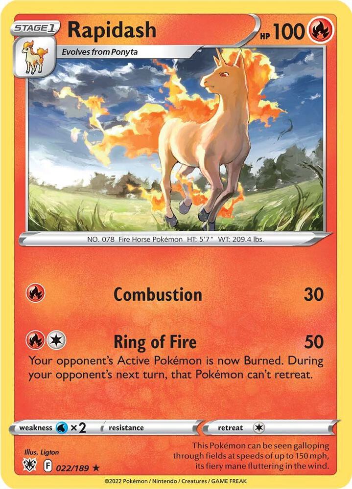 Rapidash (022/189) (SWSH10)