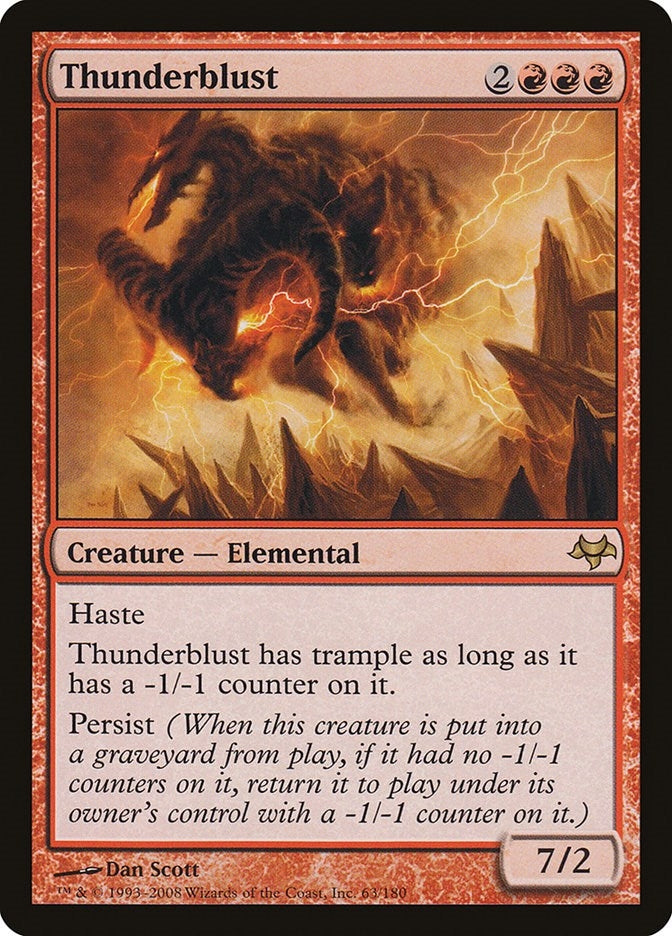 Image for Thunderblust (63) (EVE) - Magic: The Gathering