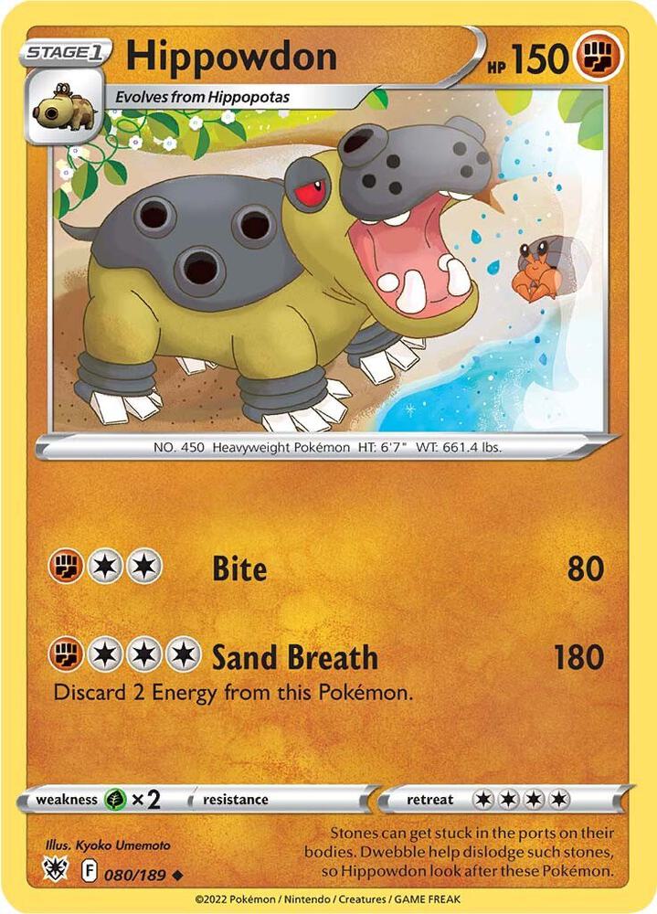 Hippowdon (080/189) (SWSH10)