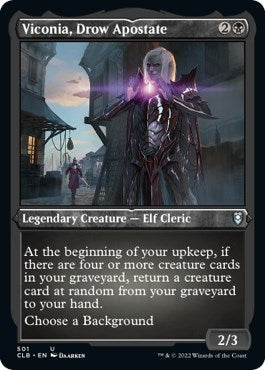 Viconia, Drow Apostate (Foil Etched) (501) (CLB)