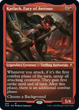 Karlach, Fury of Avernus (Foil Etched) (507) (CLB)