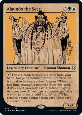 Image for Alaundo the Seer (Showcase) (412) (CLB) - Magic: The Gathering