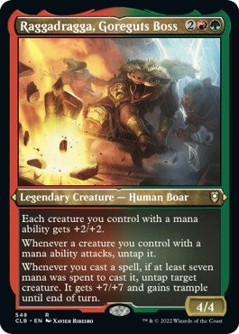 Raggadragga, Goreguts Boss (Foil Etched) (548) (CLB)