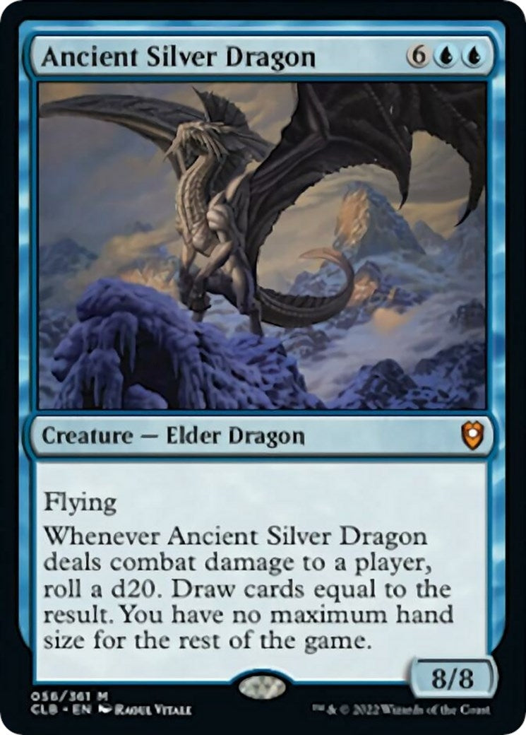 Image for Ancient Silver Dragon (56) (CLB) - Magic: The Gathering
