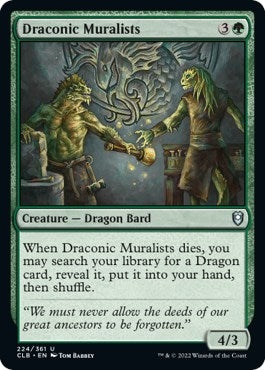Draconic Muralists (224) (CLB)