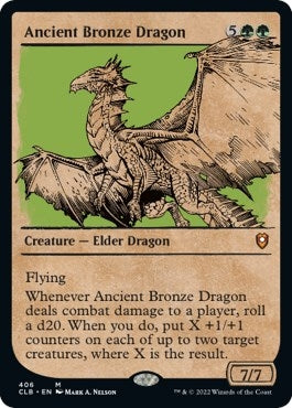 Image for Ancient Bronze Dragon (Showcase) (406) (CLB) - Magic: The Gathering