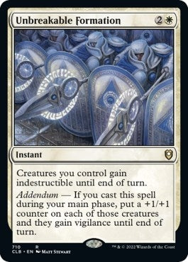 Unbreakable Formation (710) (CLB)