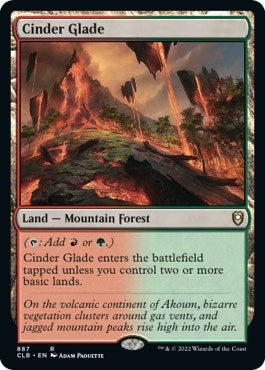 Image for Cinder Glade (887) (CLB) - Magic: The Gathering