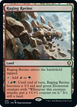 Image for Raging Ravine (910) (CLB) - Magic: The Gathering