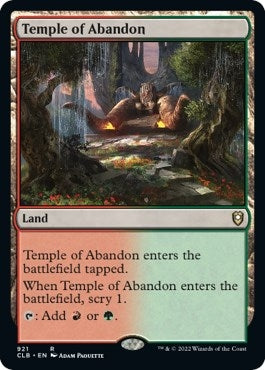 Image for Temple of Abandon (921) (CLB) - Magic: The Gathering