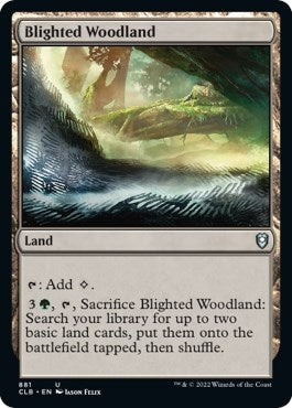 Image for Blighted Woodland (881) (CLB) - Magic: The Gathering