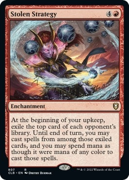 Image for Stolen Strategy (807) (CLB) - Magic: The Gathering