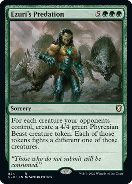 Image for Ezuri's Predation (824) (CLB) - Magic: The Gathering