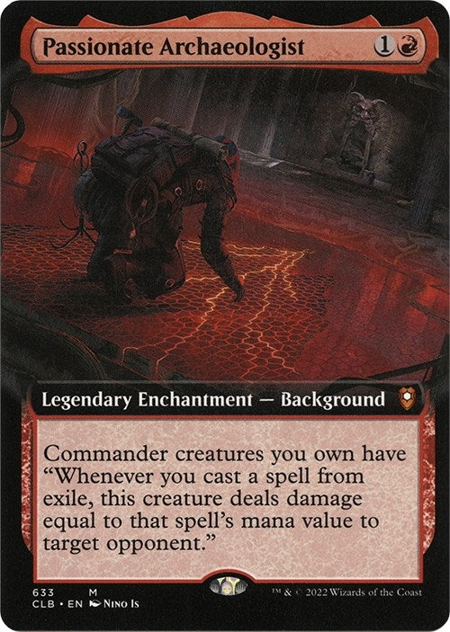 Image for Passionate Archaeologist (Extended Art) (633) (CLB) - Magic: The Gathering