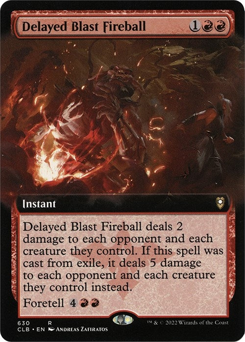 Image for Delayed Blast Fireball (Extended Art) (630) (CLB) - Magic: The Gathering