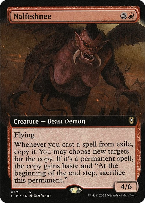 Image for Nalfeshnee (Extended Art) (632) (CLB) - Magic: The Gathering