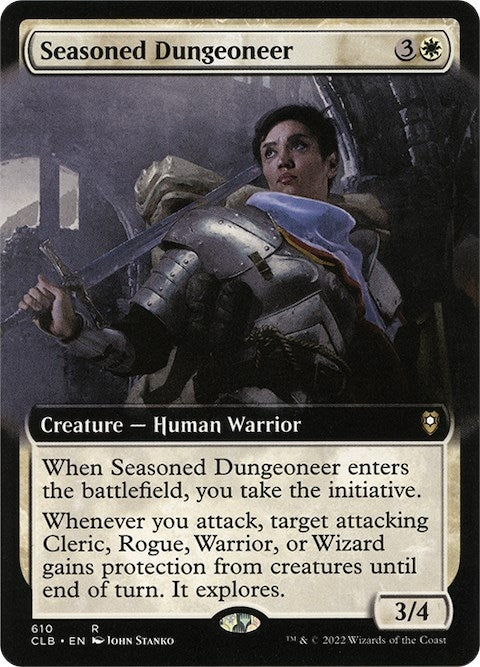Image for Seasoned Dungeoneer (Extended Art) (610) (CLB) - Magic: The Gathering