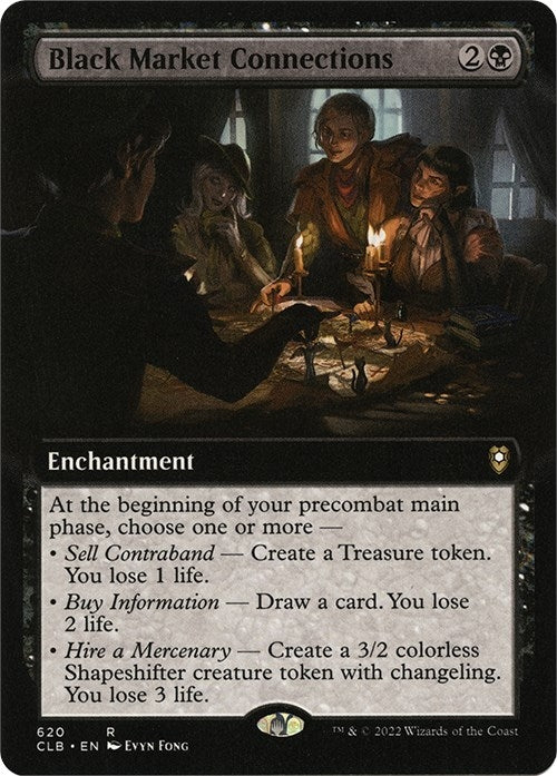Image for Black Market Connections (Extended Art) (620) (CLB) - Magic: The Gathering