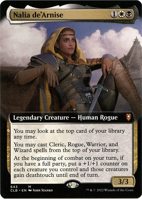 Image for Nalia de'Arnise (Extended Art) (643) (CLB) - Magic: The Gathering