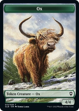 Image for Ox Token (13) (CLB) - Magic: The Gathering