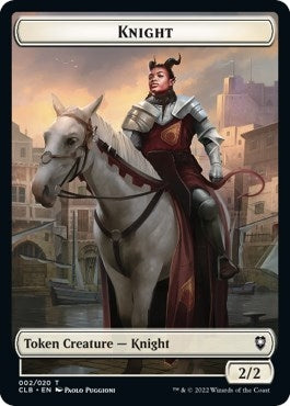 Image for Knight Token (2) (CLB) - Magic: The Gathering