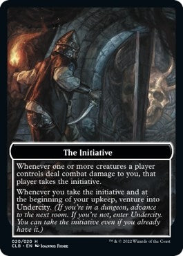 Image for The Initiative // Undercity Double-Sided Token (20) (CLB) - Magic: The Gathering