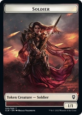 Image for Soldier Token (5) (CLB) - Magic: The Gathering