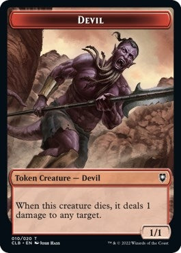 Image for Devil Token (10) (CLB) - Magic: The Gathering