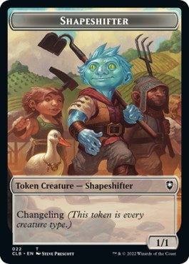Image for Shapeshifter (022) // Clue Double-Sided Token (22 // 47) (CLB) - Magic: The Gathering
