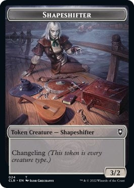Image for Shapeshifter (024) // Shapeshifter (028) Double-Sided Token (24 // 28) (CLB) - Magic: The Gathering