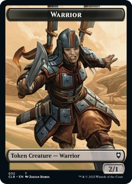 Image for Warrior // Inkling Double-Sided Token (32 // 45) (CLB) - Magic: The Gathering