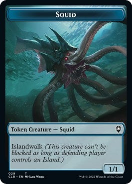 Image for Squid // Copy Double-Sided Token (29 // 19) (CLB) - Magic: The Gathering