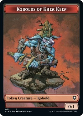 Image for Kobolds of Kher Keep // Treasure Double-Sided Token (35 // 17) (CLB) - Magic: The Gathering