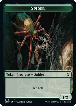 Image for Spider // Insect Double-Sided Token (42 // 40) (CLB) - Magic: The Gathering