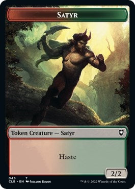 Satyr // Beast Double-Sided Token (46 // 38) (CLB)